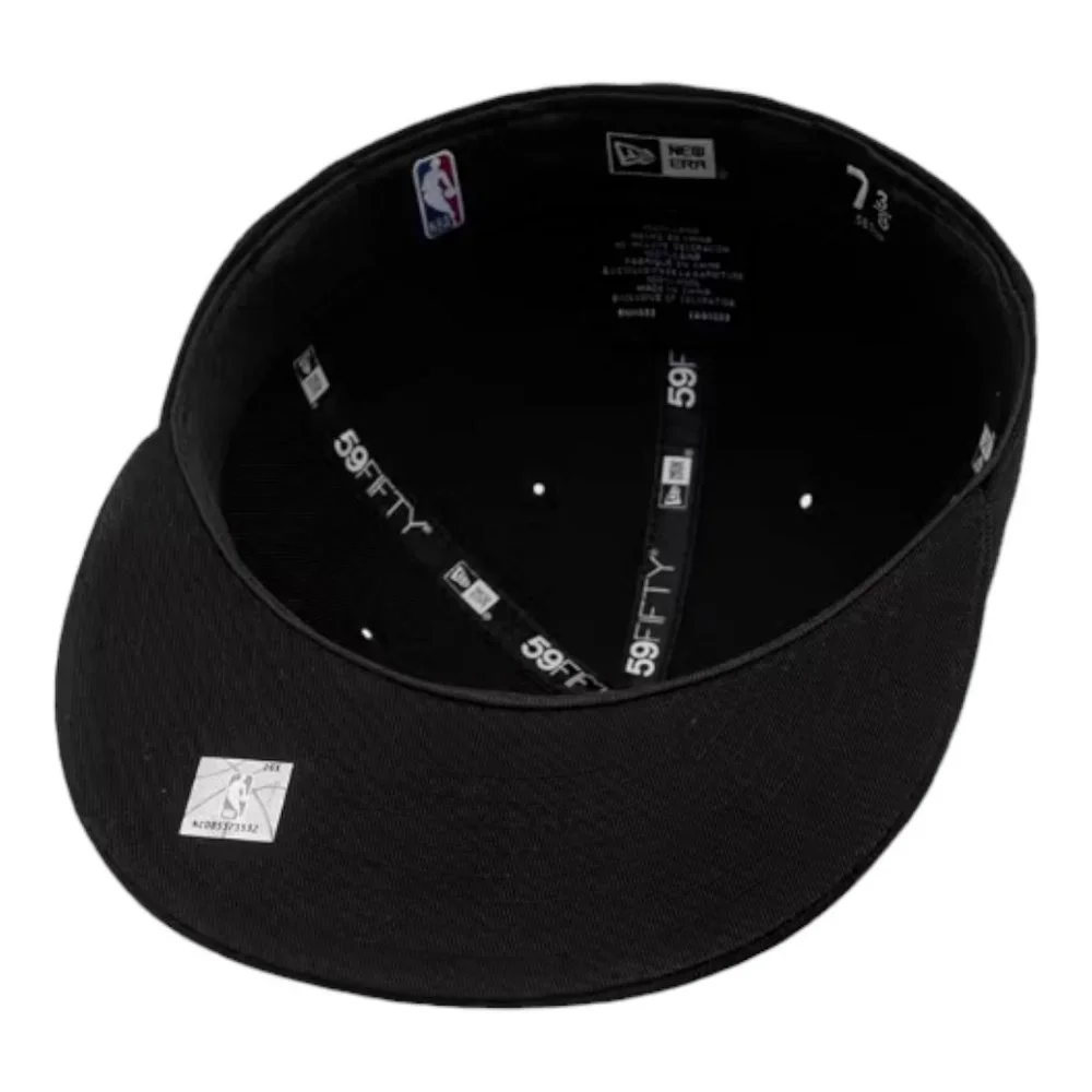 New Era Chicago Bulls Core Rose 59FIFTY Fitted Hat Cap Black - Picture 7 of 7